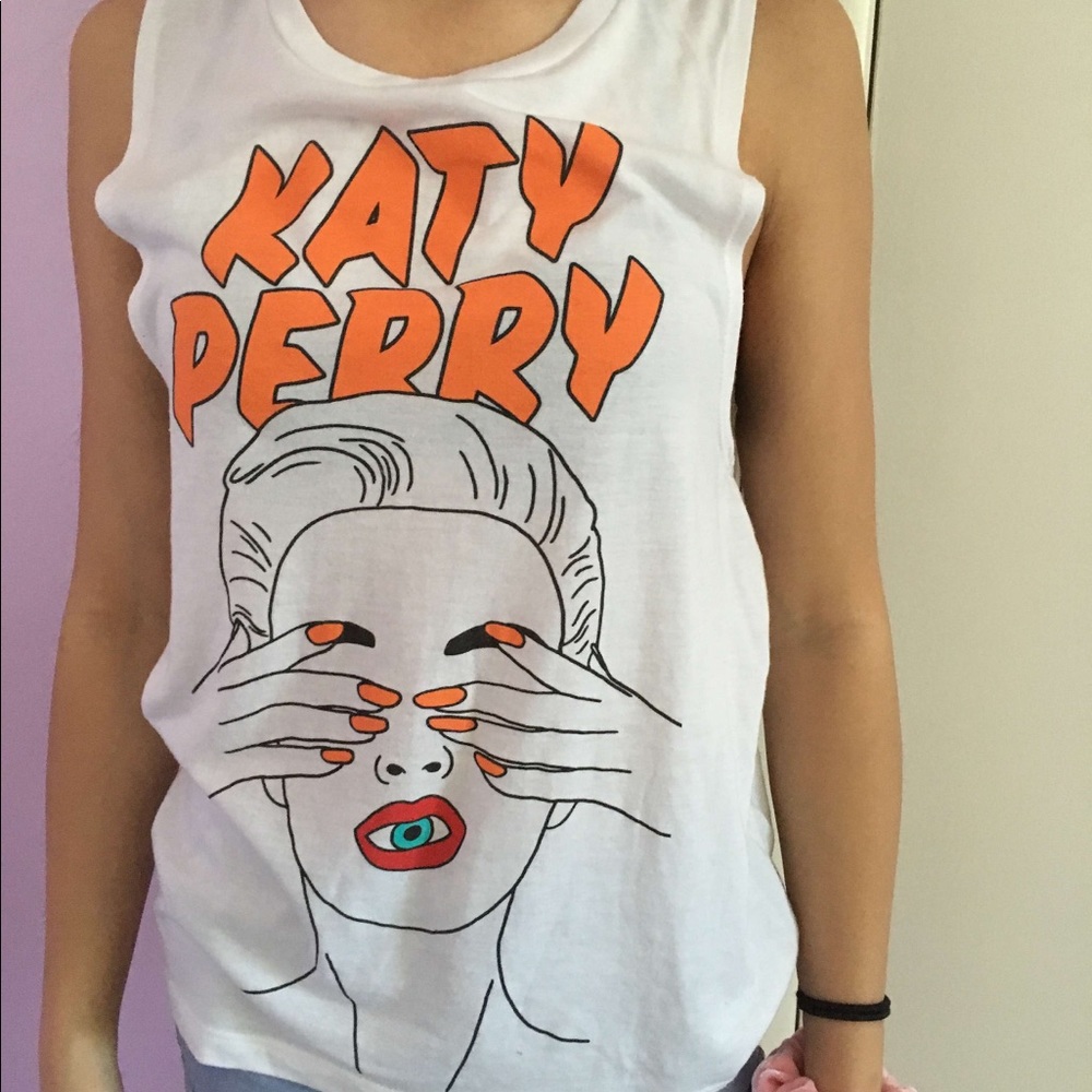 Authentic Katy perry concert muscle tee!🧡